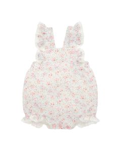 Martin Aranda Baby Girls Floral Dungarees