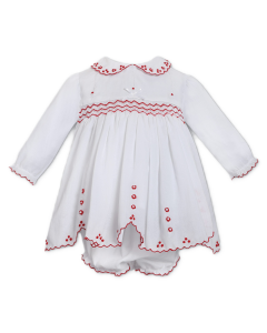 Sarah Louise White And Red Dress And Pants WS25