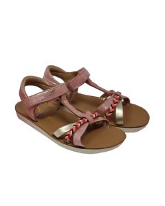 Shoo Pom Girls Suade Pink "Goa Salome" Sandals