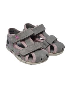 Richter Girls "Flint/Powder" Grey And Pink Sandals