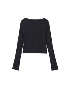 Mayoral Older Girls Black Knit Jumper WS25