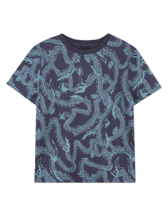 GIVENCHY Boys Blue Short-Sleeved T-Shirt WS25