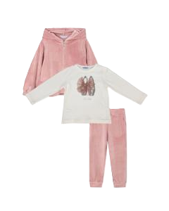 Mayoral Dusky Pink Girls Tracksuit With T-Shirt WS25
