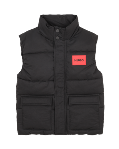 HUGO Boys Black Down Gilet WS25