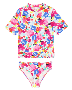 IL Gufo Floral Swimwear Top And Bikini Bottoms