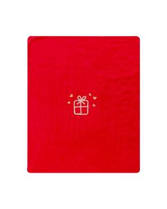 Everything Must Change Girls Red Cotton Velour Blanket