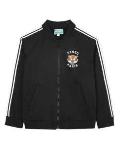 Kenzo Kids Slate Blue Zip-Up Cardigan WS25