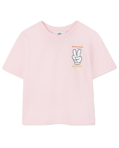 Marc Jacobs Girls Pink Cotton Disney T-Shirt WS25