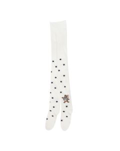 Monnalisa Ivory Jerry Cotton Tights