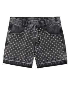 Marc Jacobs Girls Black Daisy Diamanté Shorts SS25