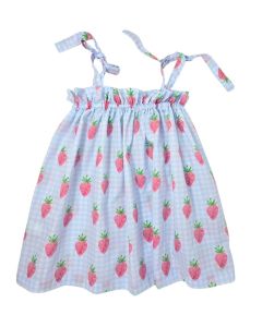 Meia Pata Girls Strawberry Beach Sundress SS24