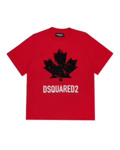 Dsquared2 Red Maple Leaf T-Shirt WS25