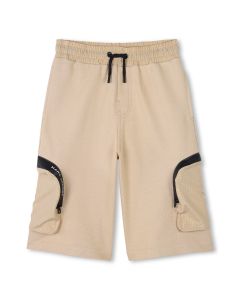 Marc Jacobs Beige Cotton Fleece Bermuda Short SS25
