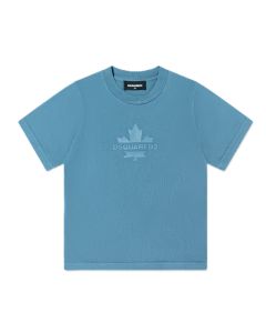 Dsquared2 Blue Maple Leaf T-Shirt WS25