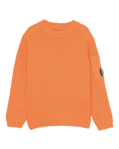 C.P. Company Boys Orange Lens-Detail Jumper WS25
