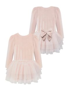 Jamiks Pink Velour Noomi Dress WS25