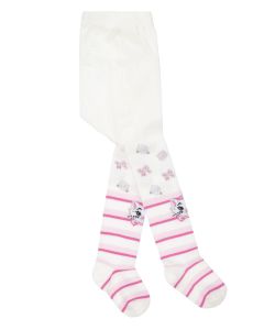 Monnalisa Ivory & Pink Marie Disney Tights