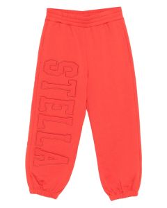 Stella McCartney Kids Orange Logo-Embroidery Tracksuit Bottom WS25