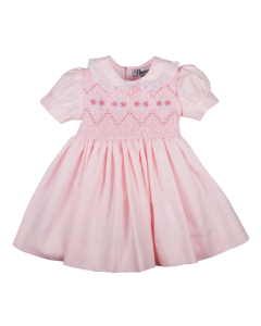 Naxos Pink Smocking Dress WS25
