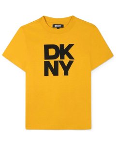 DKNY Boys Wicker Gold T_Shirt WS25