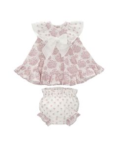 Martin Aranda Pink Floral Dress Set