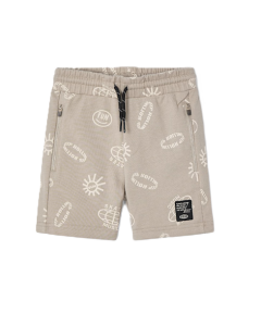 Mayoral Boy Beige Casual Shorts SS25