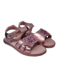 Richter Girls Candy Pink Sandals With Star Detail