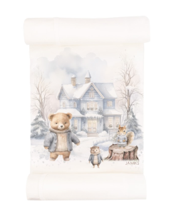 Jamiks Homero Woodland Scene Velour Blanket WS25