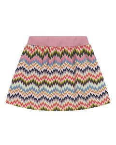 Missoni Kids Zig-Zag Pattern Skirt WS25