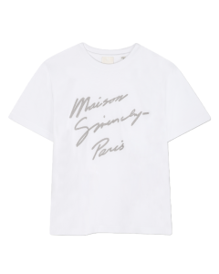 Givenchy Kids White T-Shirt With Embroidery WS25