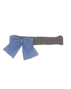 Rahigo Camel And Blue Bow Headband