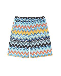 Missoni Boys Blue Zigzag Swim Shorts