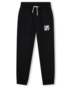 DKNY Boys Black Fleece Joggers WS25