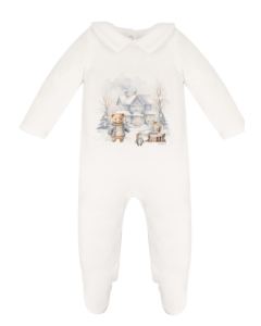 Jamiks Velour Homero Winter Scene Babygrow WS25