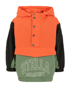 Stella McCartney Kids Colourblock Hooded Jacket WS25