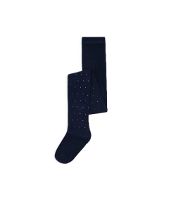 Mayoral Girls Navy Tights With Press Studs WS25