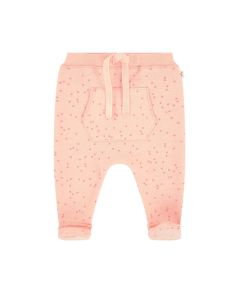 Absorba Baby Girl's Peach Spotted Pants With Feet