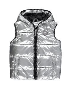 Mitch Boys Padded Silver 'Peru' Gilet