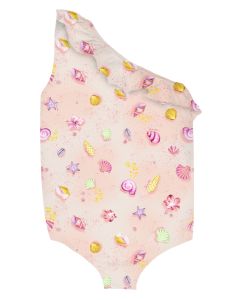 Jamiks Girls Light Pink Aytona Swimsuit SS25