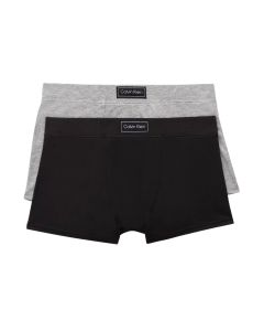 Calvin Klein Black & Grey Heather Logo Boxers (2 Pack)