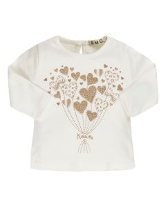 Everything Must Change Ivory T-shirt With Gold Design