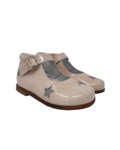 Beberlis Baby Pale Pink Star Shoes