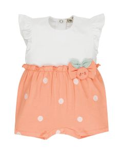 Everything Must Change Baby Girls Orange Romper