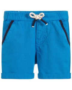 Billybandit Boy's Blue Cotton Shorts