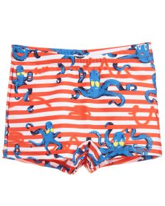 Billybandit Boy's Orange Stripe Swim Trunks