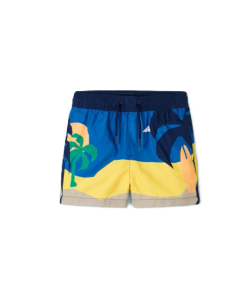 Mayoral Boy's Palm Tree Shorts Recycled Polyester