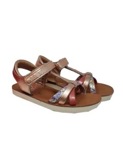 Shoo Pom Girls Rose Gold "Goa Salome" Sandals