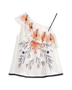 Chloé Girls Ivory Silk Blouse