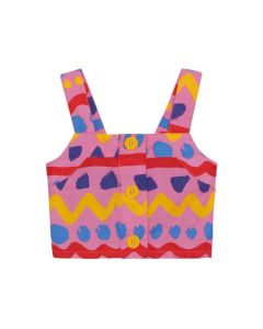 Stella McCartney Girls Tribal Print Cropped Top