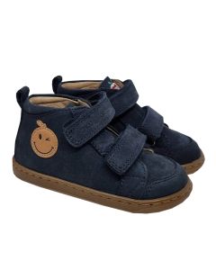 Shoo Pom Boys Navy "Wink" Velcro Suade Shoes
